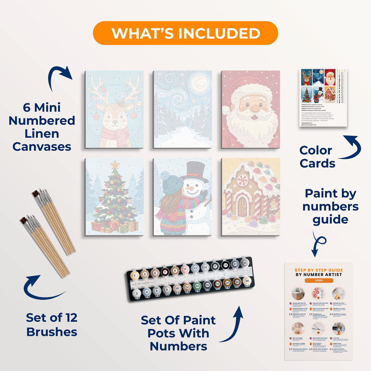 Winter Wonderland - Number Artist Paint by Numbers Kits