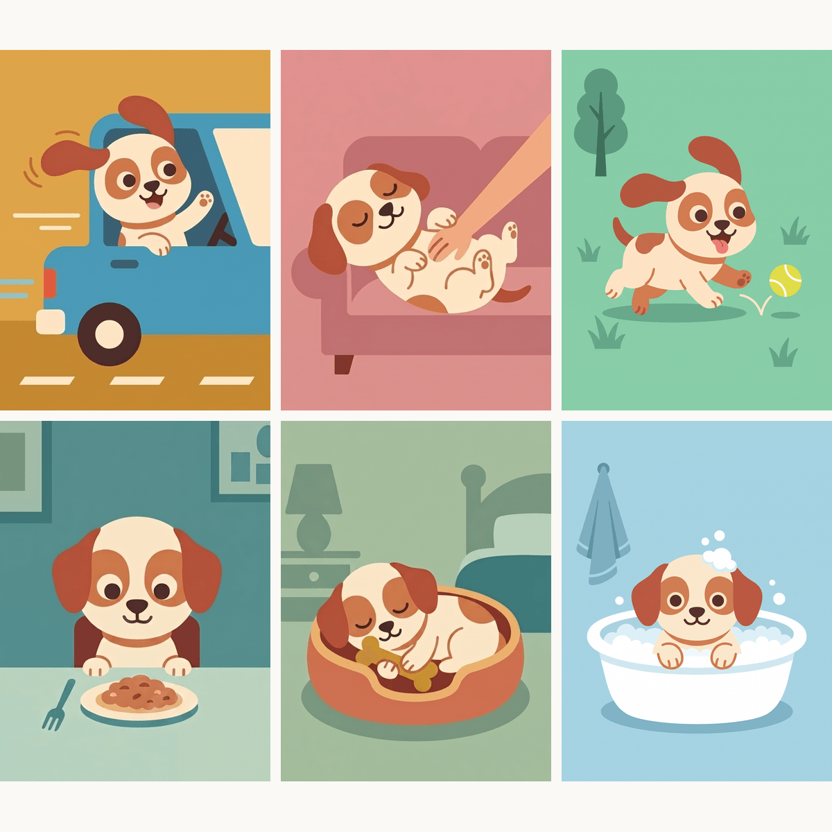A Puppy's Life - Number Artist Paint by Numbers Kits