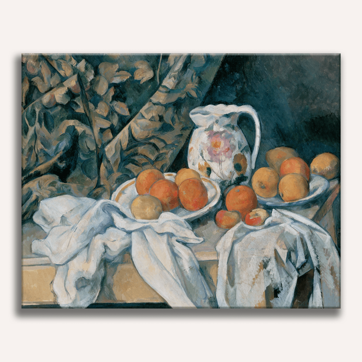 Still Life with a Curtain by Paul Cezanne - Number Artist Paint by Numbers Kits