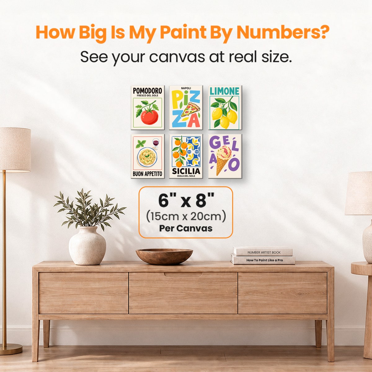 Flavors of Naples - Number Artist Paint by Numbers Kits