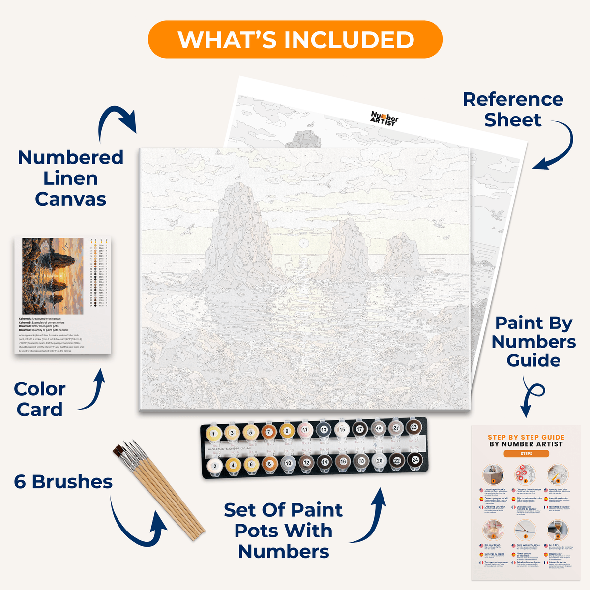 Steadfast Dawn - Number Artist Paint by Numbers Kits