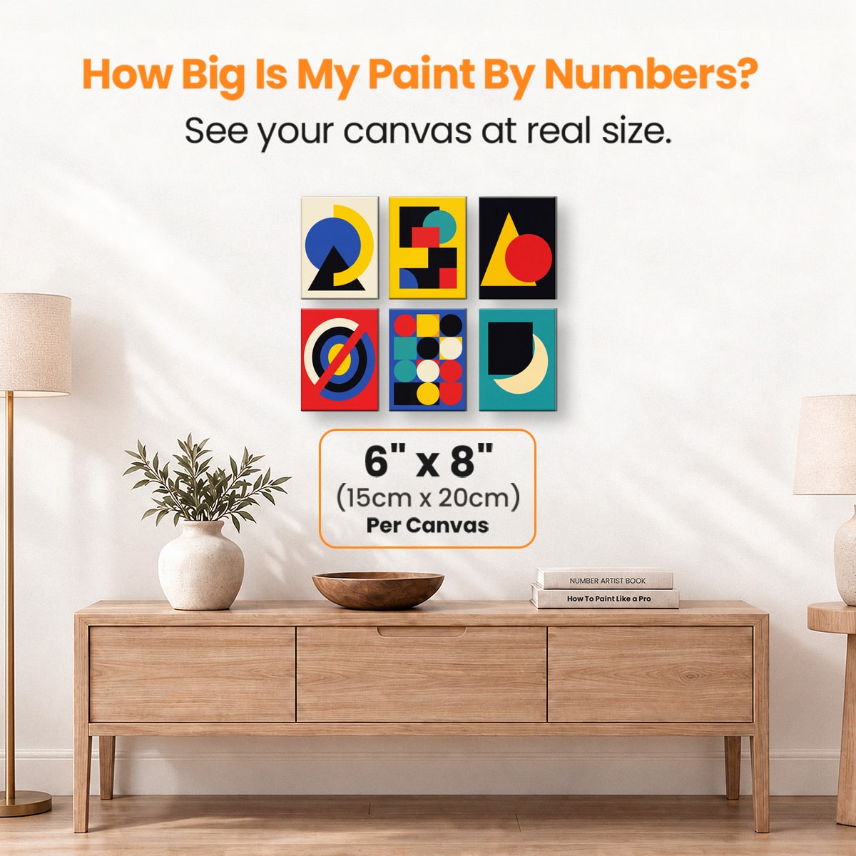 Bauhaus Geometry - Number Artist Paint by Numbers Kits