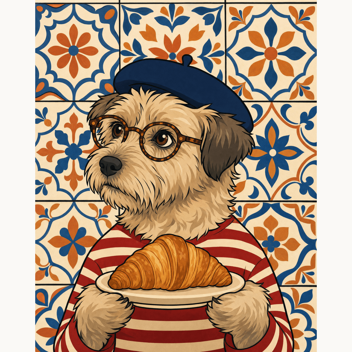 French Terrier - Number Artist Paint by Numbers Kits