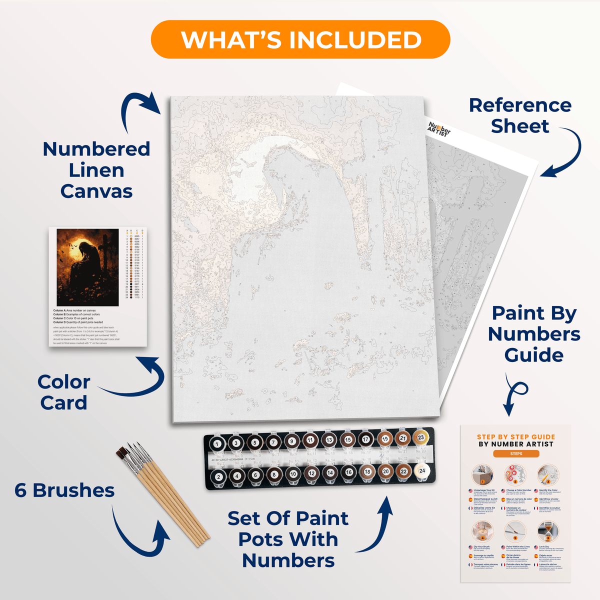 Grim Reaper - Number Artist Paint by Numbers Kits