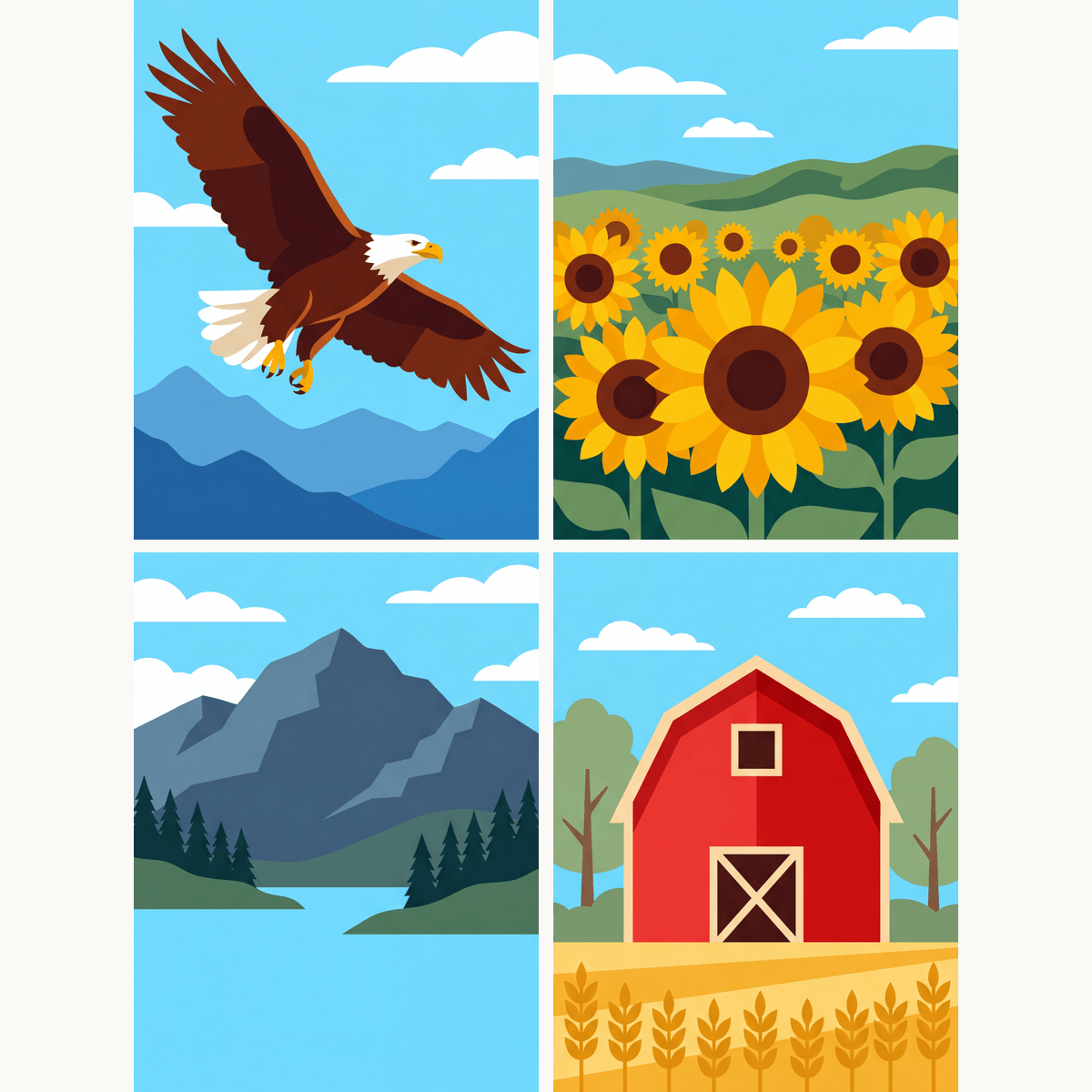 Heartland Skies - Number Artist Paint by Numbers Kits