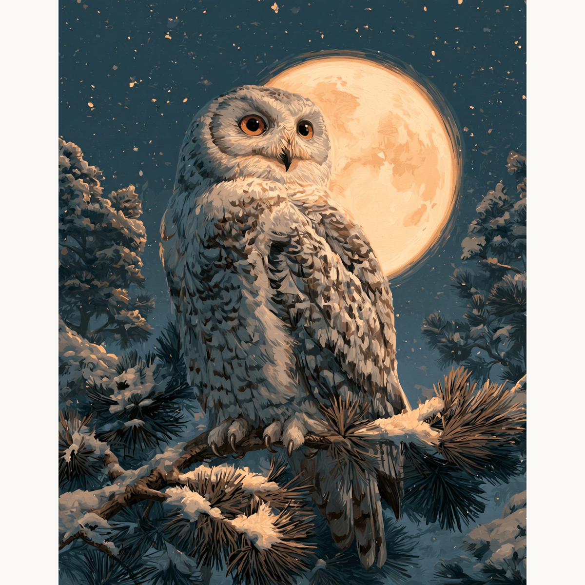 Nocturnal Winter - Number Artist Paint by Numbers Kits