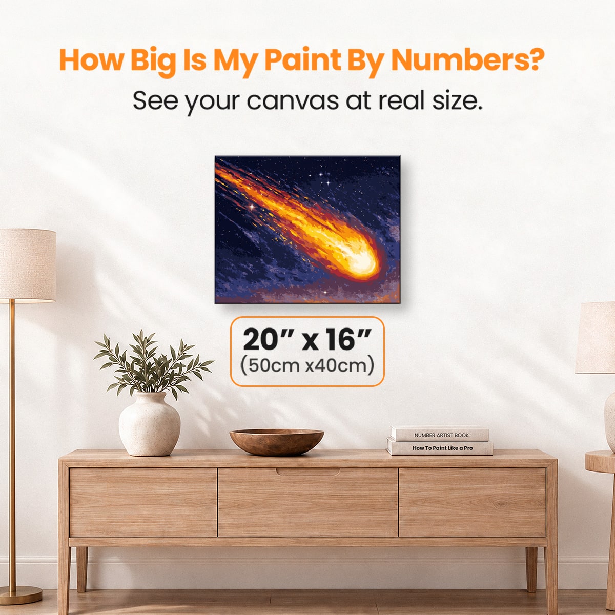 Blaze of Glory - Number Artist Paint by Numbers Kits