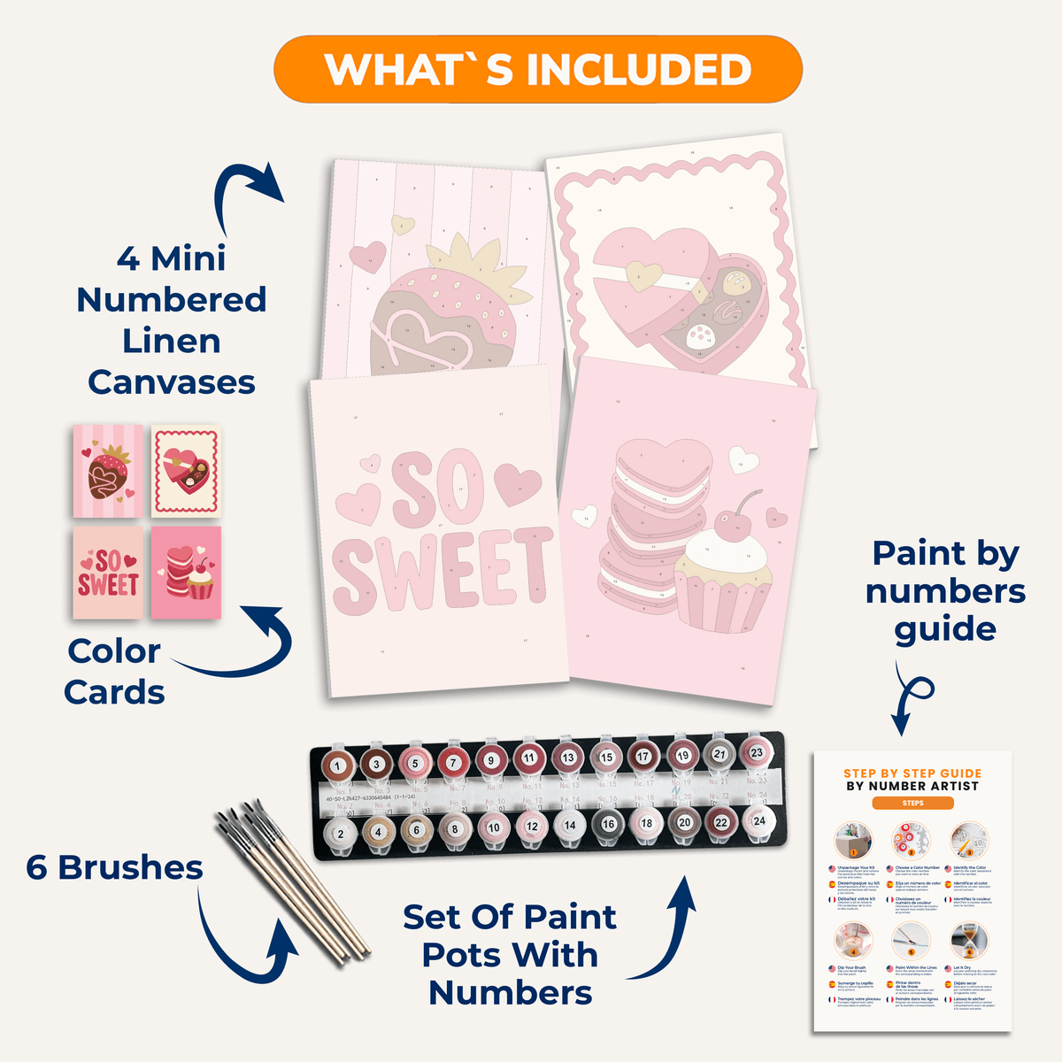 So Sweet - Number Artist Paint by Numbers Kits