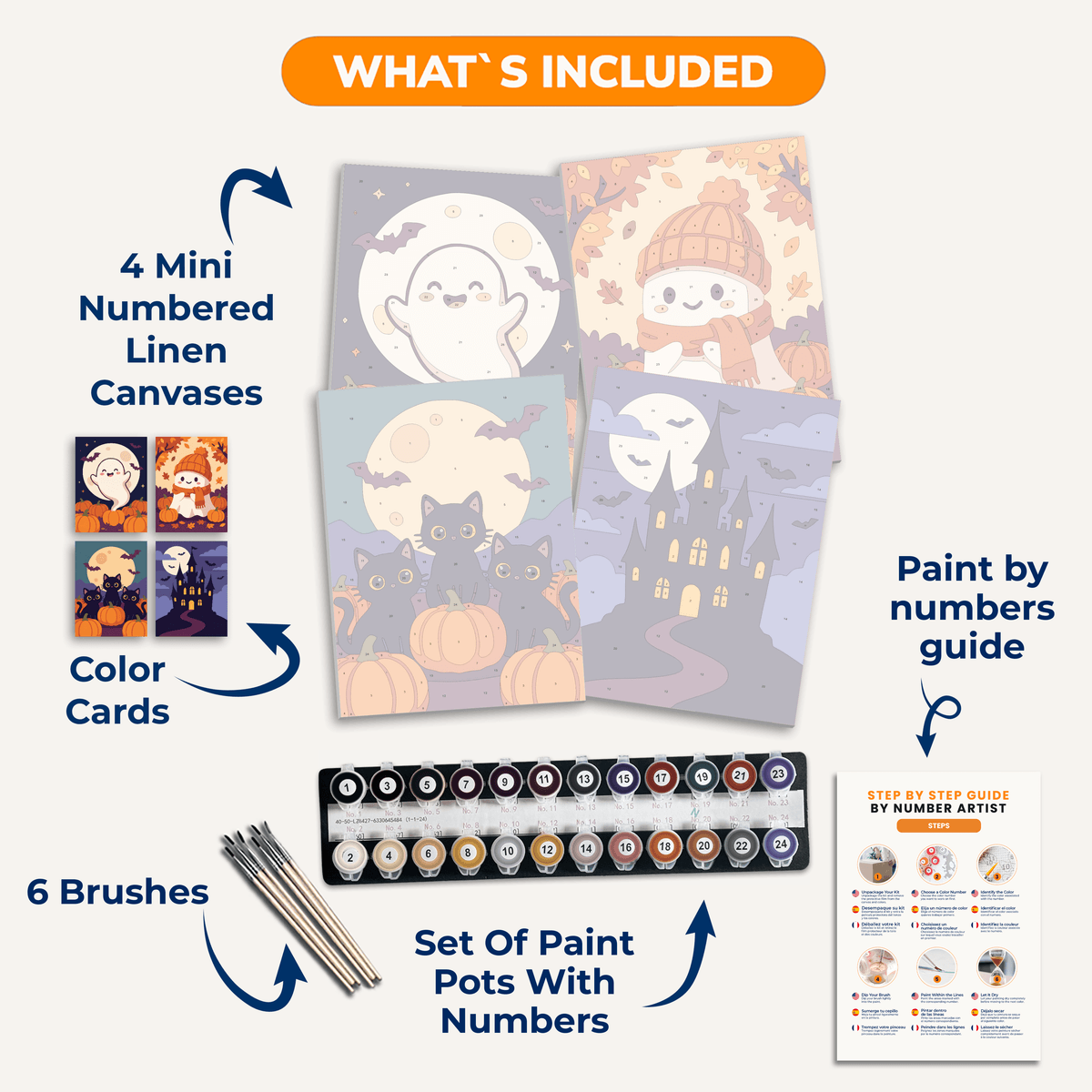 Spooky Season - Number Artist Paint by Numbers Kits