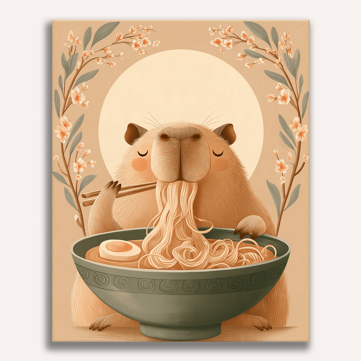 Capybara's Meal - Number Artist Paint by Numbers Kits