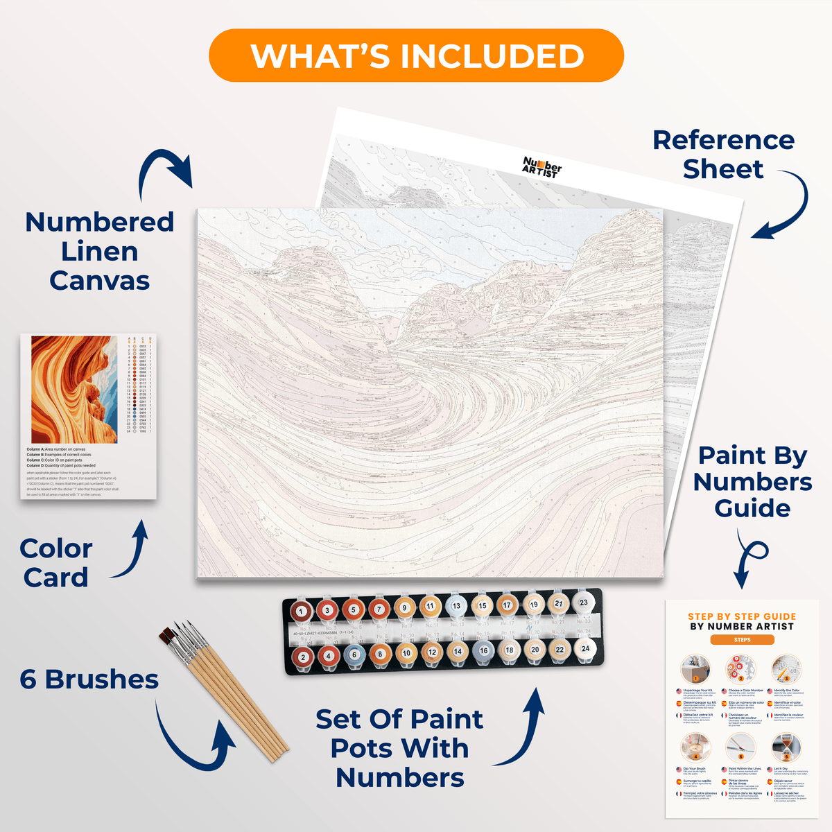The Wave - Number Artist Paint by Numbers Kits