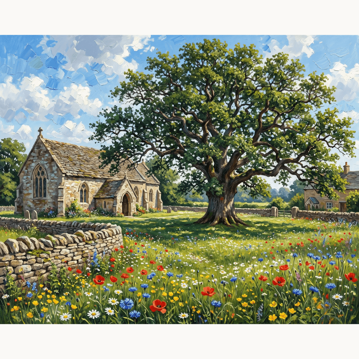 Sunday Village - Number Artist Paint by Numbers Kits