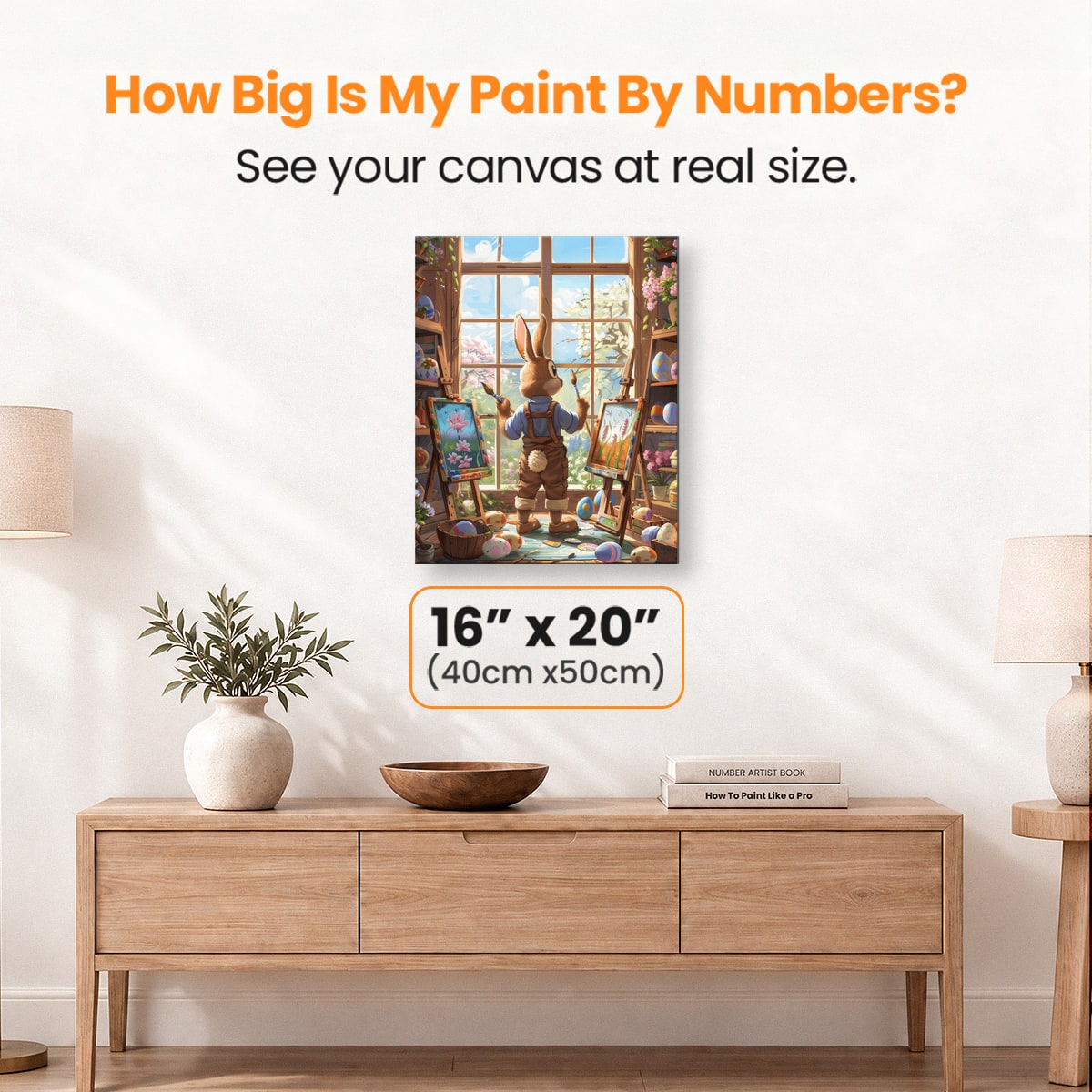 Artist Bunny - Number Artist Paint by Numbers Kits