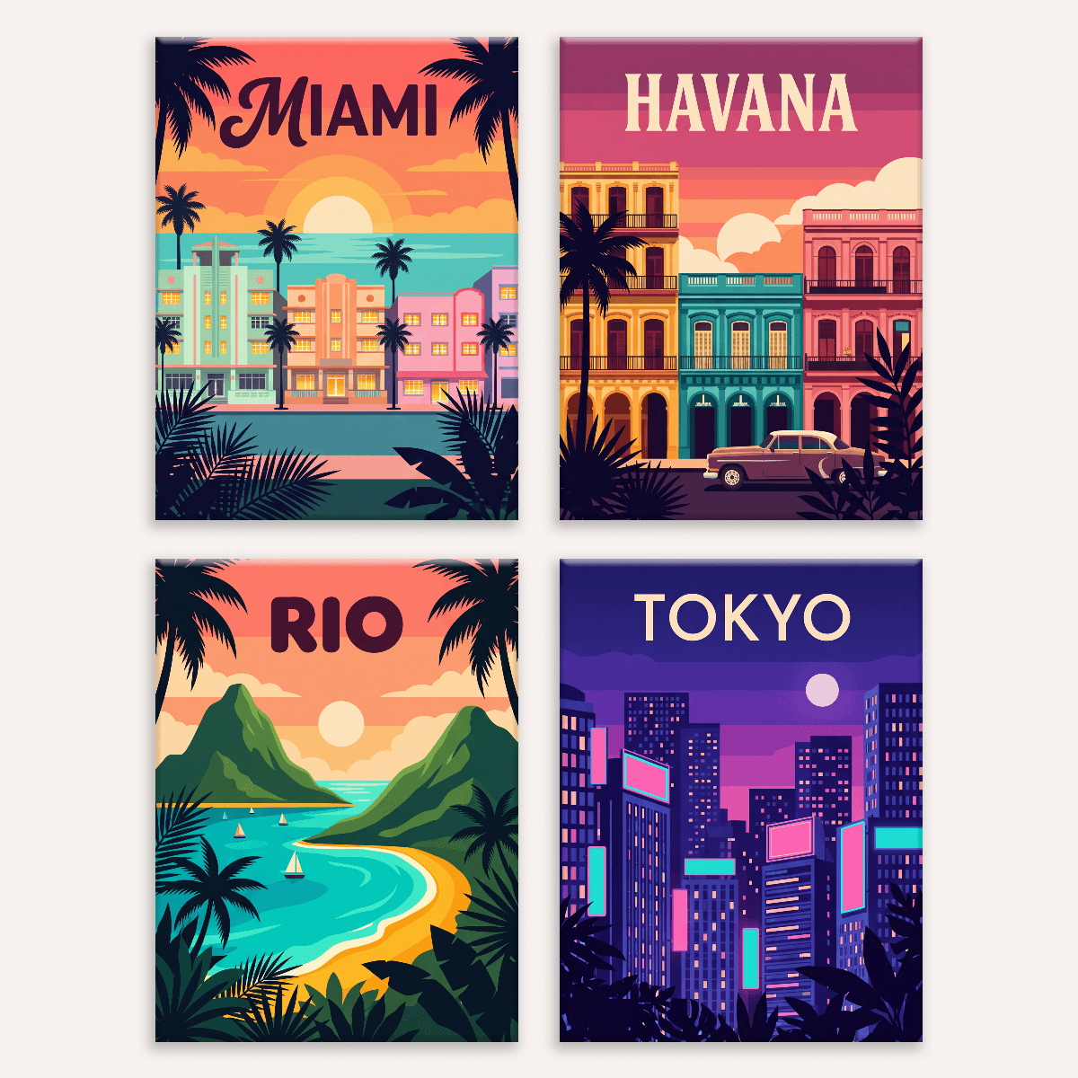 Passport Nights - Number Artist Paint by Numbers Kits
