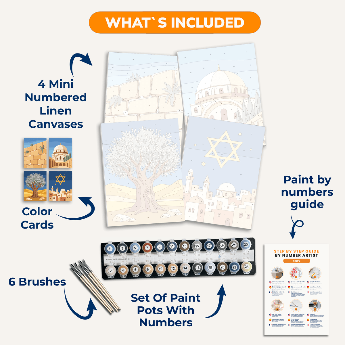 The Holy Land - Number Artist Paint by Numbers Kits