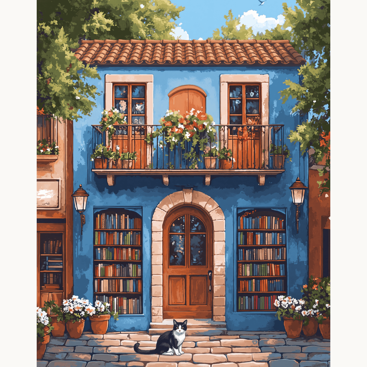 Quiet Bookstore - Number Artist Paint by Numbers Kits