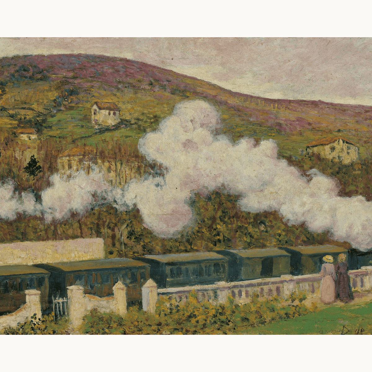 El Paso del Tren by Dario de Regoyos - Number Artist Paint by Numbers Kits
