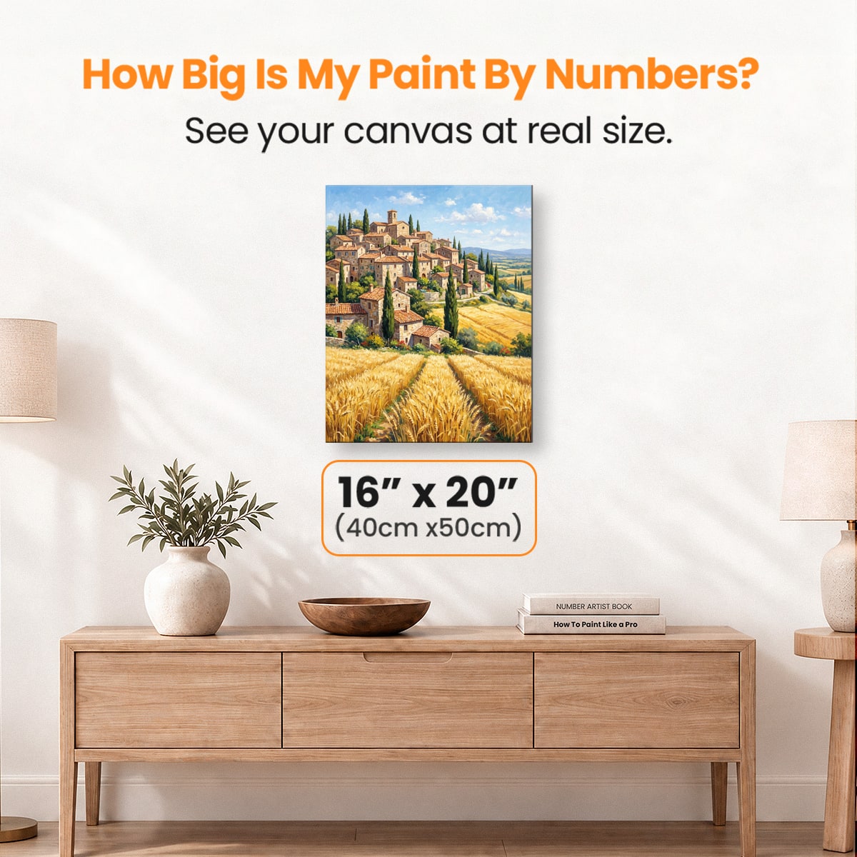 Cypress Hilltop - Number Artist Paint by Numbers Kits