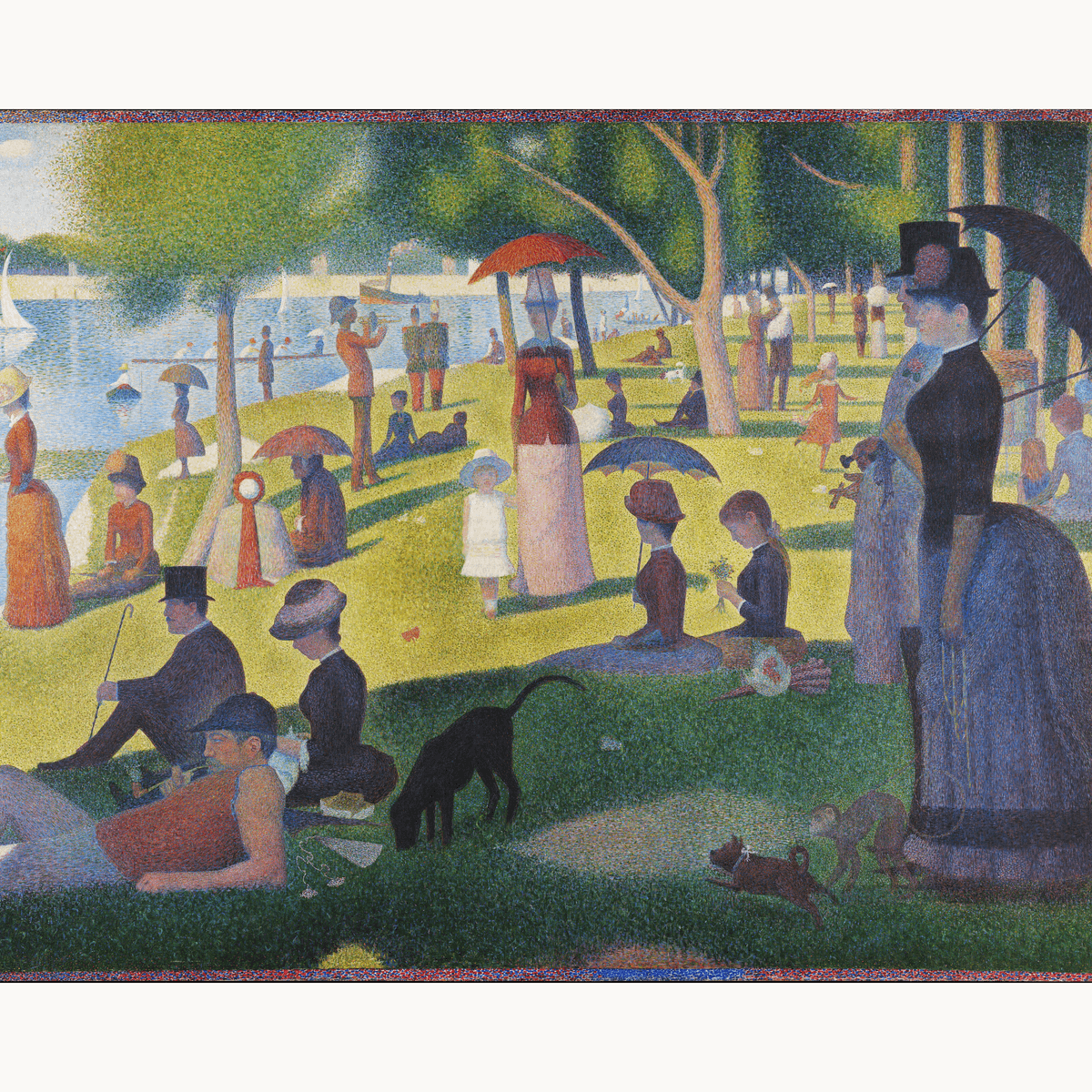 A Sunday Afternoon on the Island of La Grande Jatte by Georges Seurat - Number Artist Paint by Numbers Kits