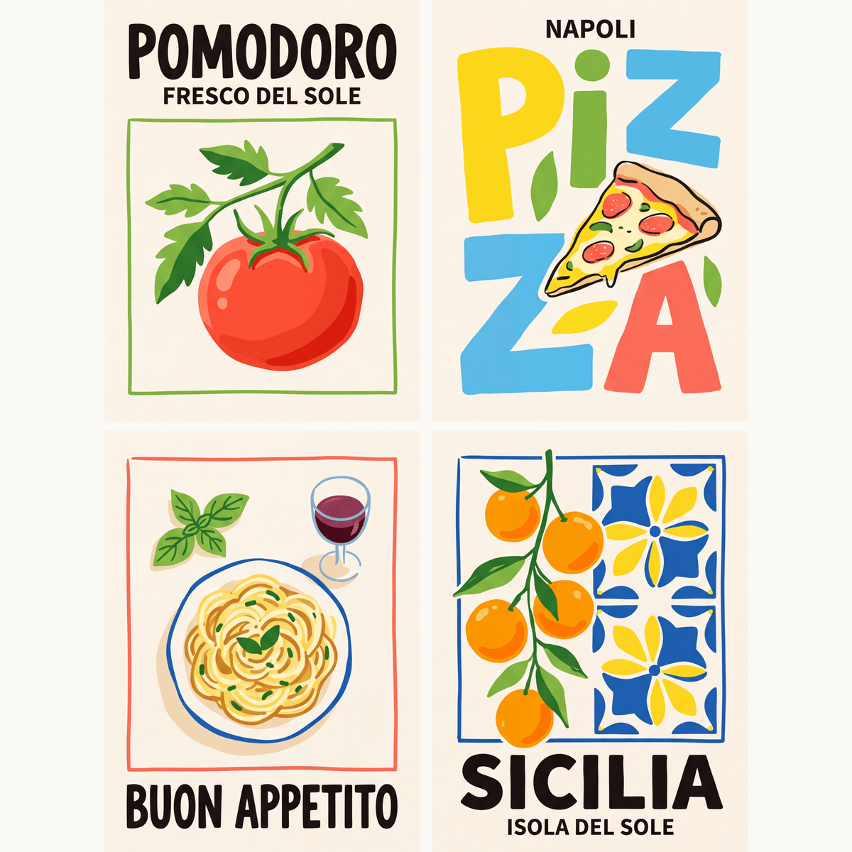 Flavors of Naples - Number Artist Paint by Numbers Kits