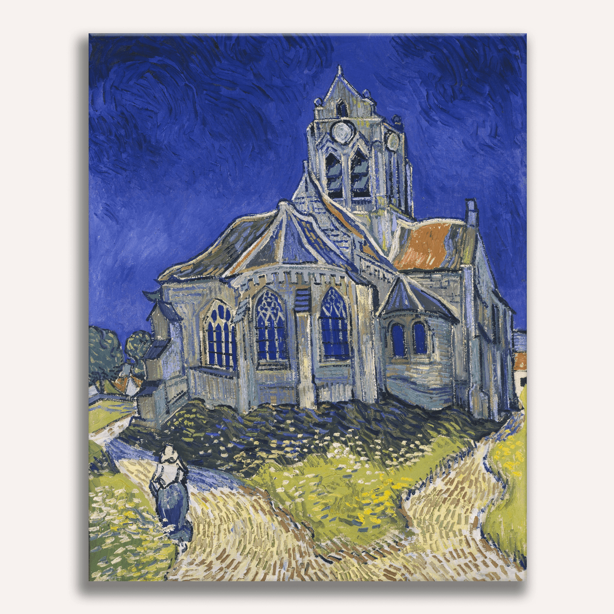 The Church at Auvers by Vincent Van Gogh - Number Artist Paint by Numbers Kits