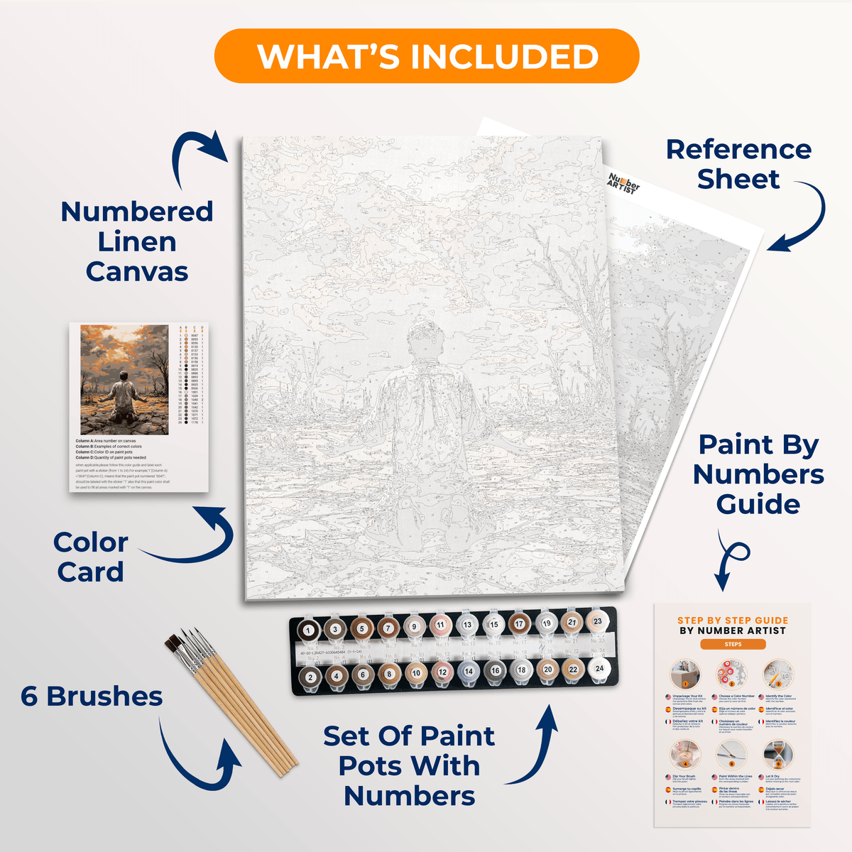 Earth Song - Number Artist Paint by Numbers Kits
