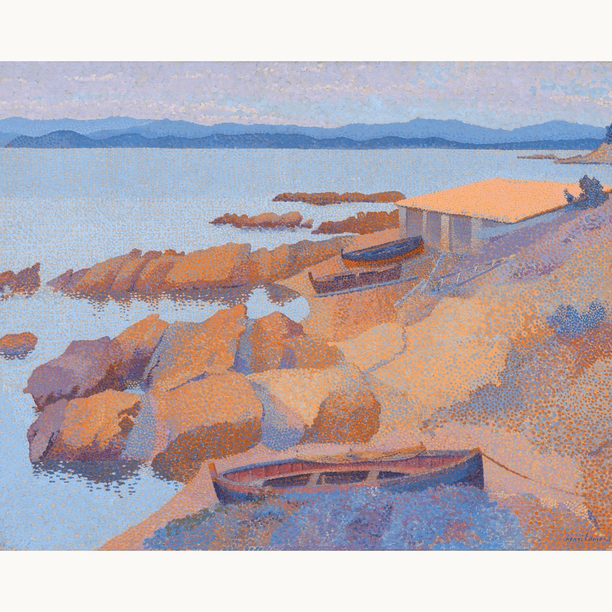 Coast near Antibes by Henri-Edmond Cross - Number Artist Paint by Numbers Kits