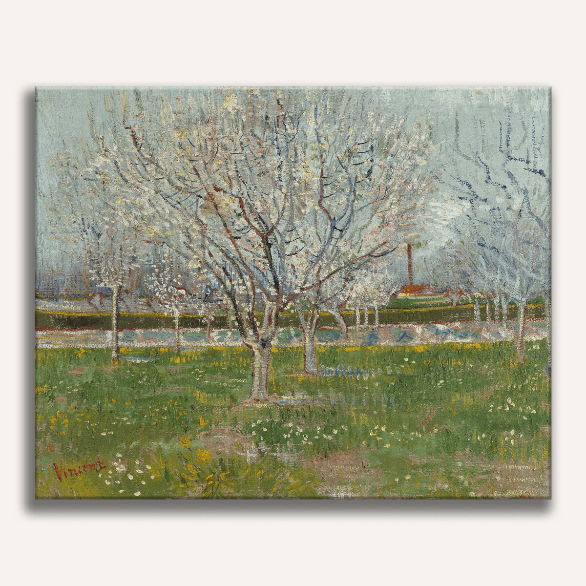 Orchard in Blossom by Vincent Van Gogh - Number Artist Paint by Numbers Kits