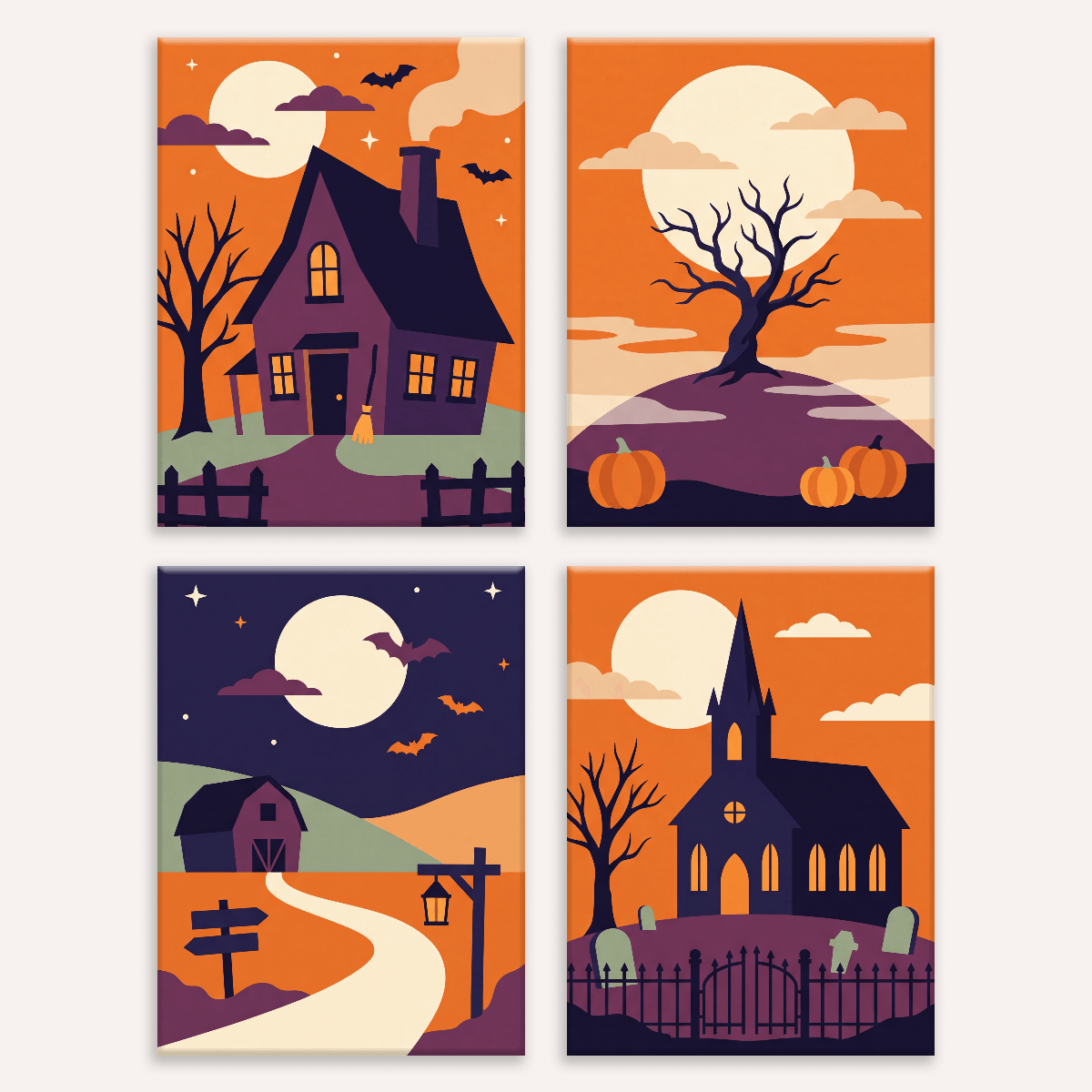 Midnight Spooks - Number Artist Paint by Numbers Kits