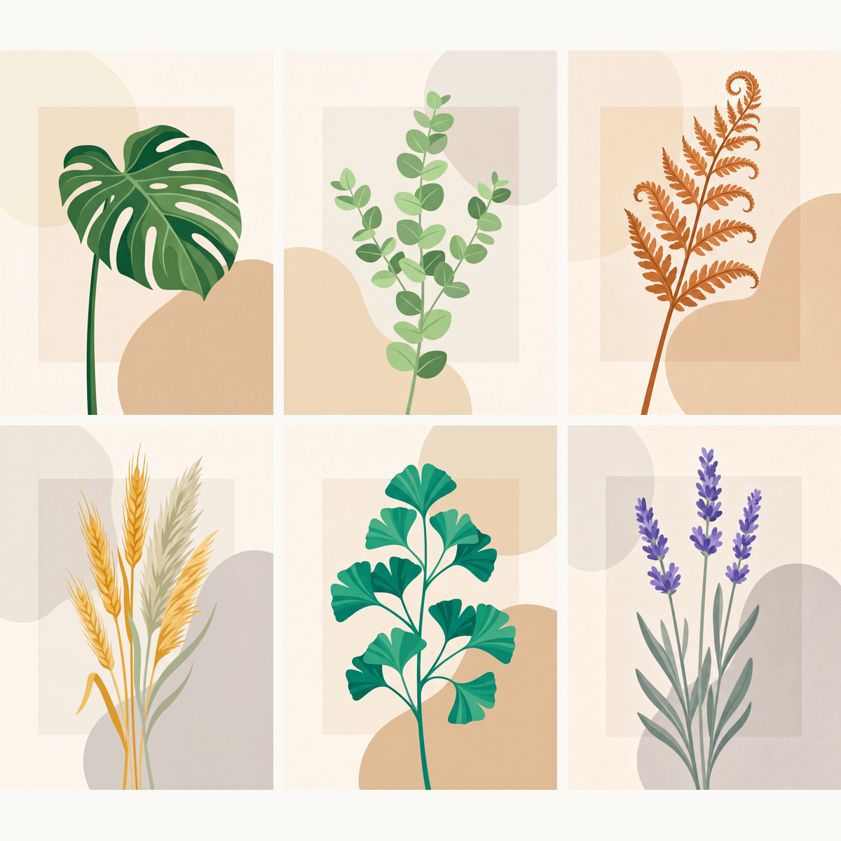 Modern Botanicals - Number Artist Paint by Numbers Kits