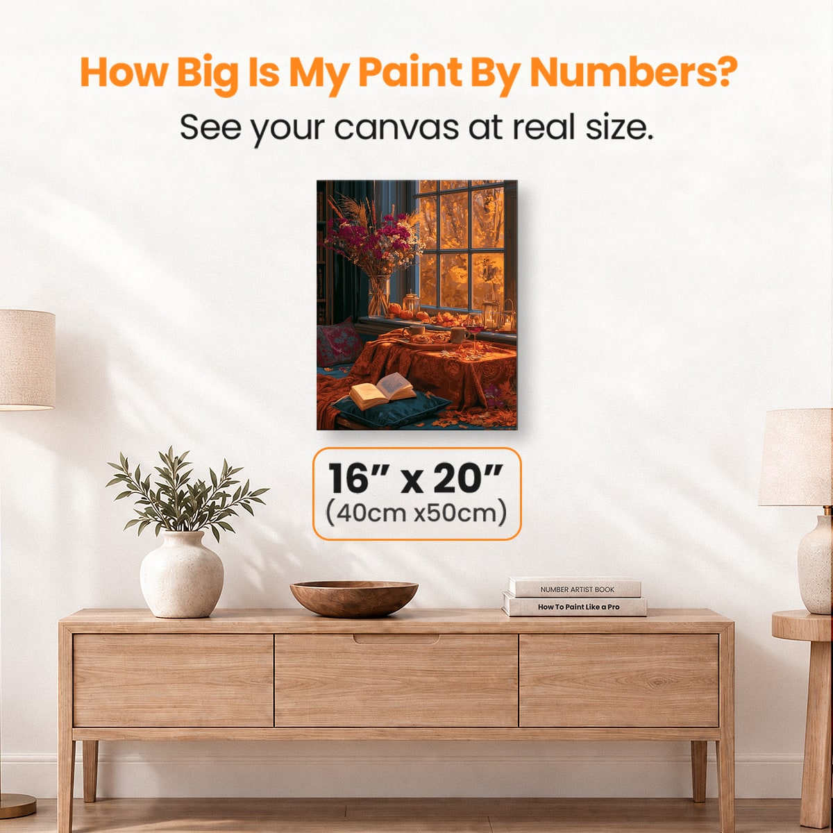 Relaxing Fall - Number Artist Paint by Numbers Kits