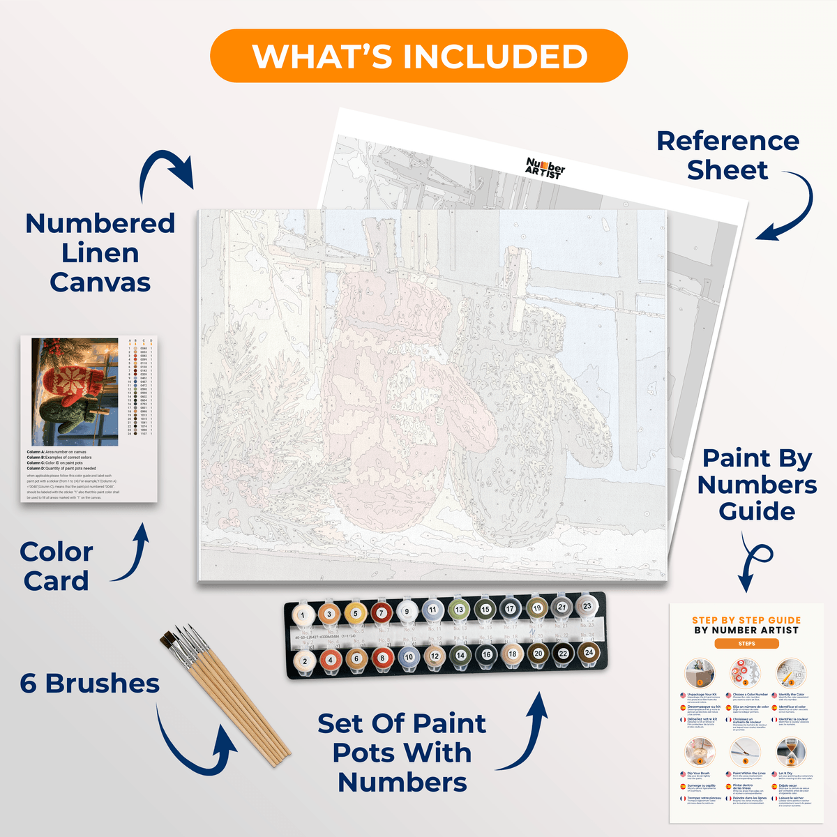 Cozy Pair - Number Artist Paint by Numbers Kits