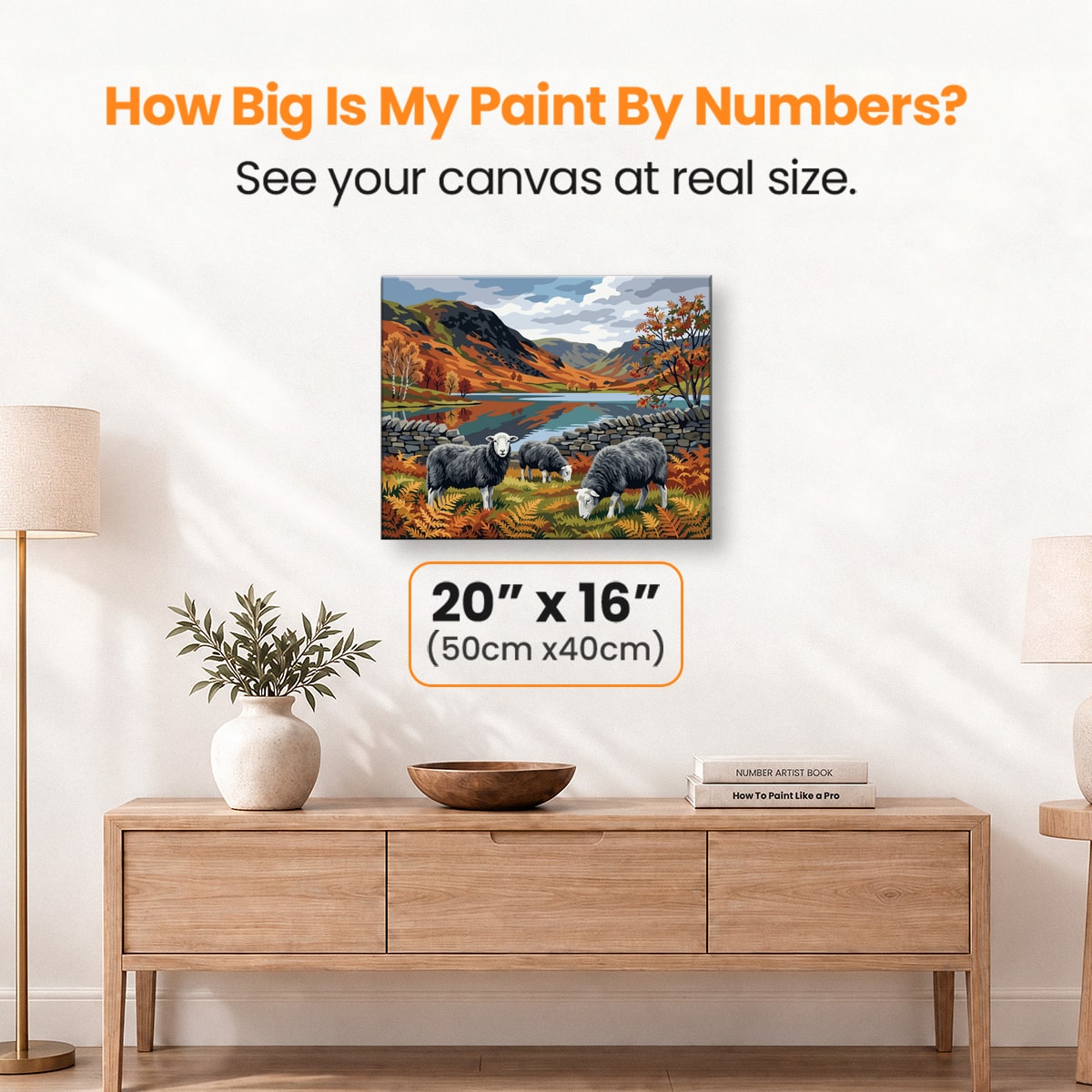 Lakeland Autumn Flock - Number Artist Paint by Numbers Kits