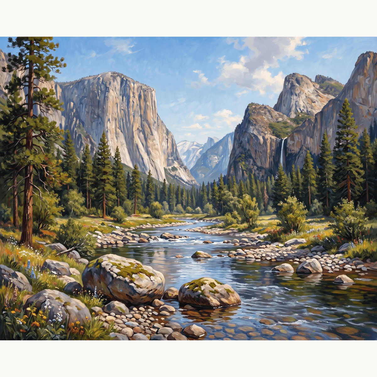 Granite River - Number Artist Paint by Numbers Kits