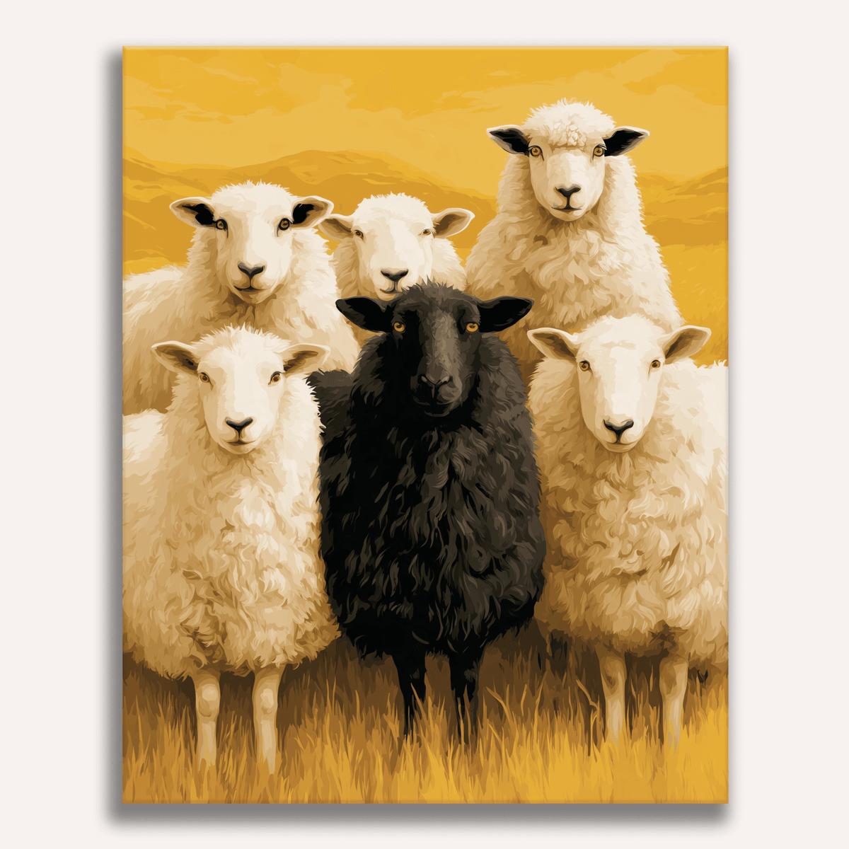 Flock Portrait - Number Artist Paint by Numbers Kits