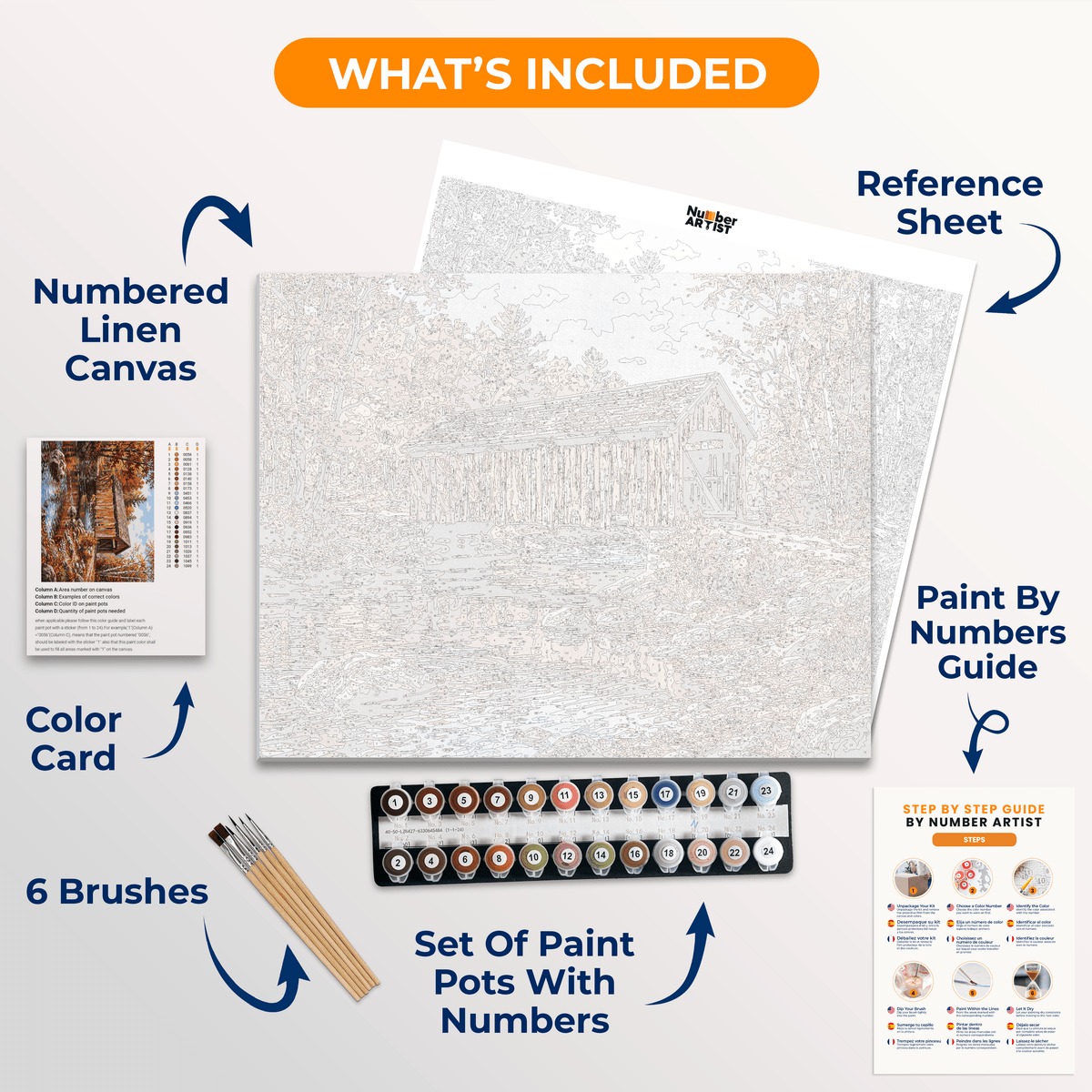 Autumn Crossing - Number Artist Paint by Numbers Kits