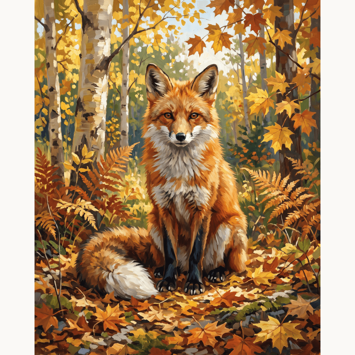 Red Fox Wonder - Number Artist Paint by Numbers Kits