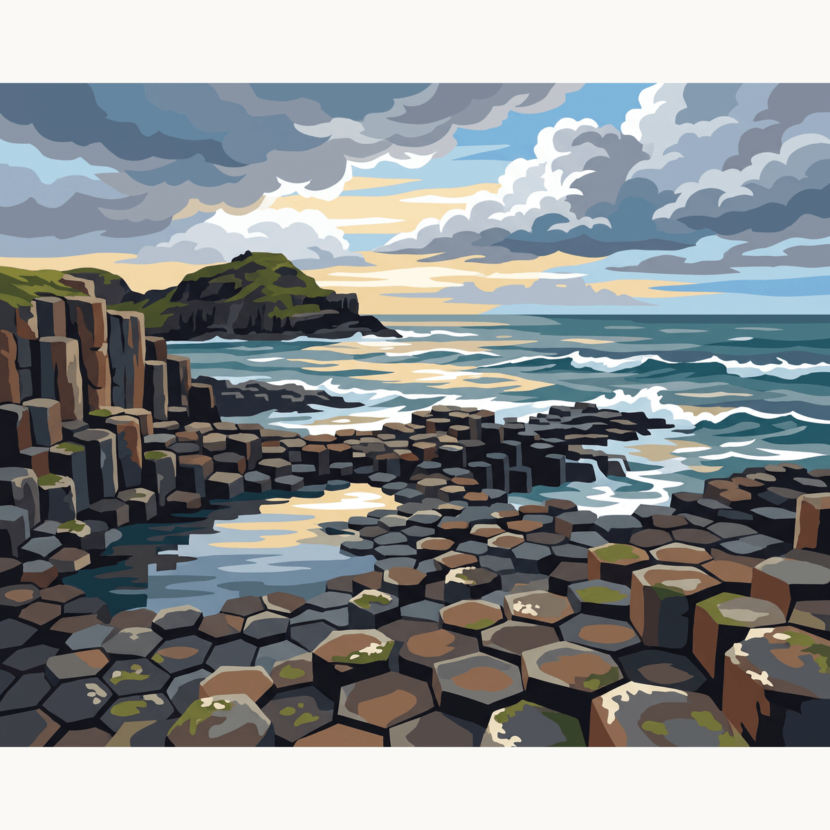 Causeway Stormlight - Number Artist Paint by Numbers Kits