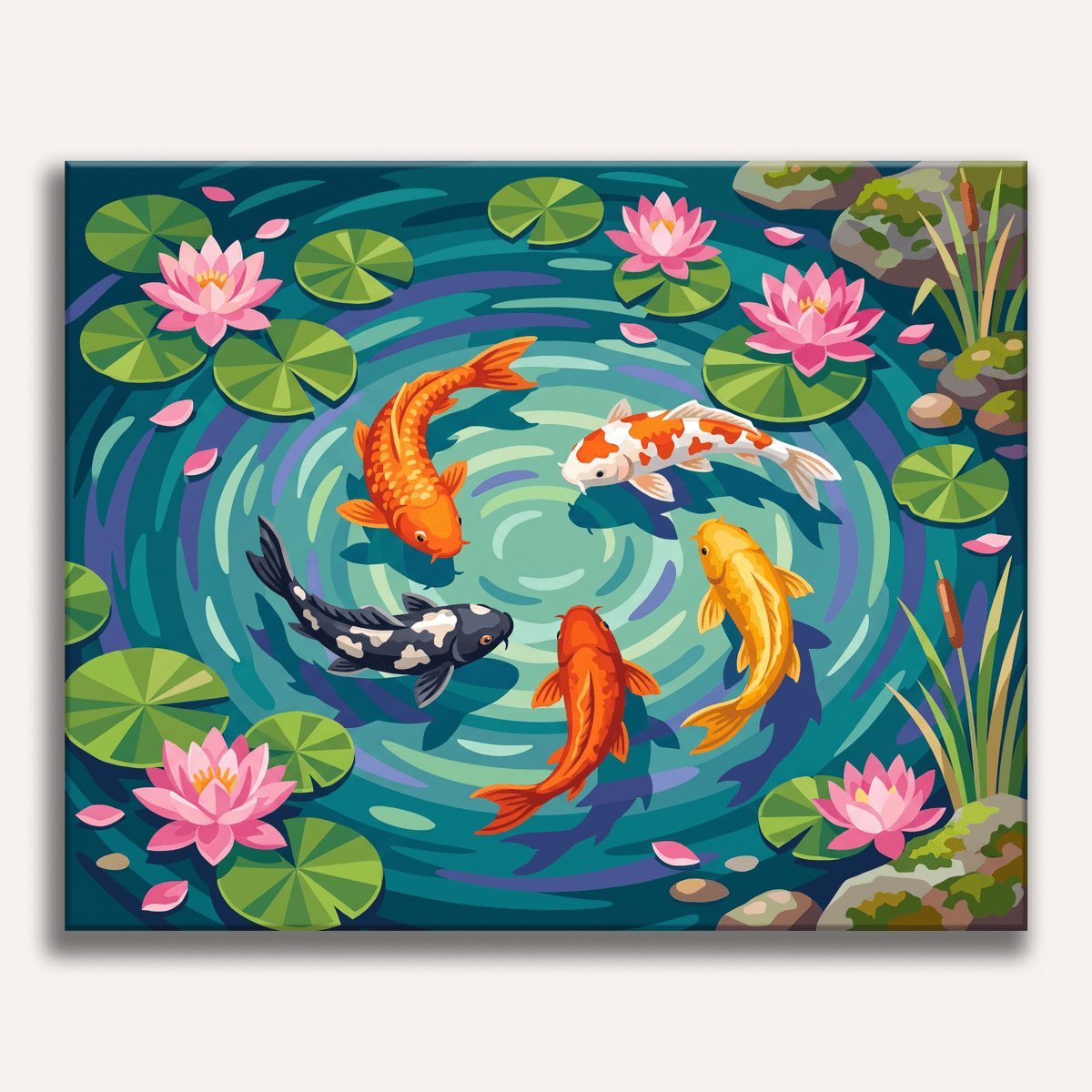 Pond Harmony - Number Artist Paint by Numbers Kits