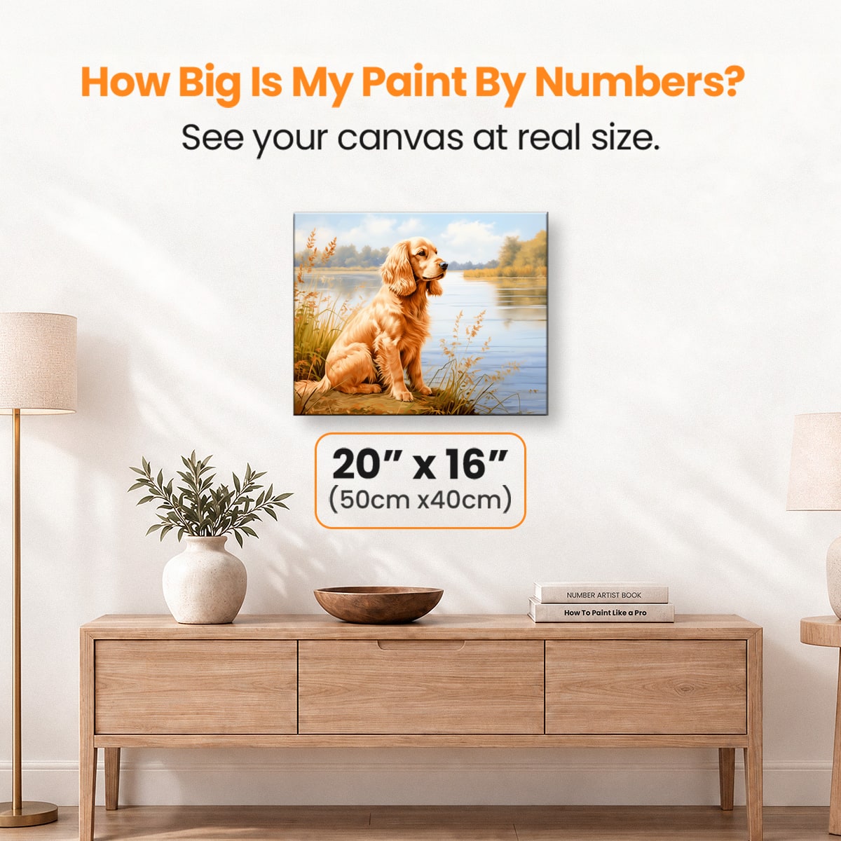 Lake Spaniel - Number Artist Paint by Numbers Kits