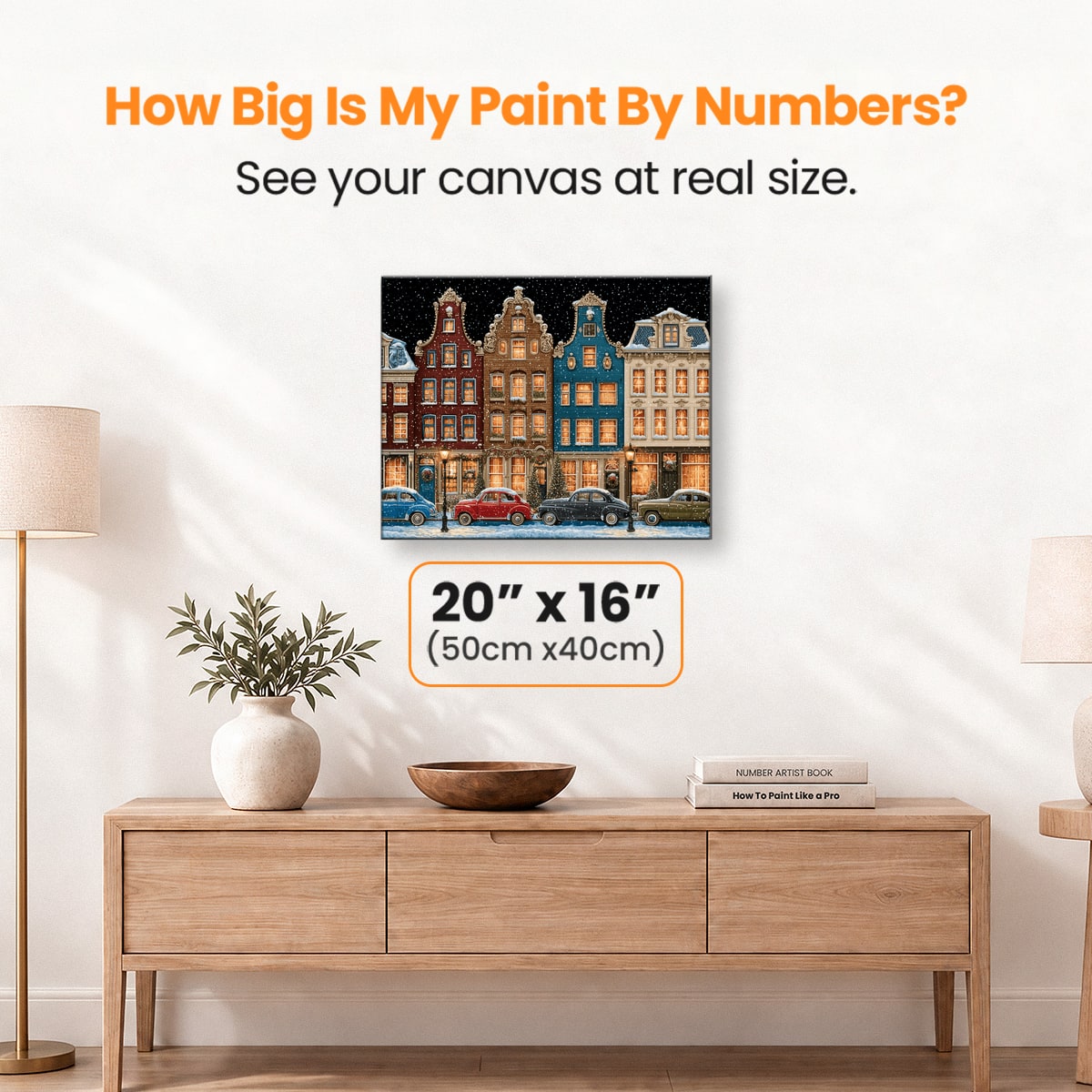 Christmas Nights - Number Artist Paint by Numbers Kits