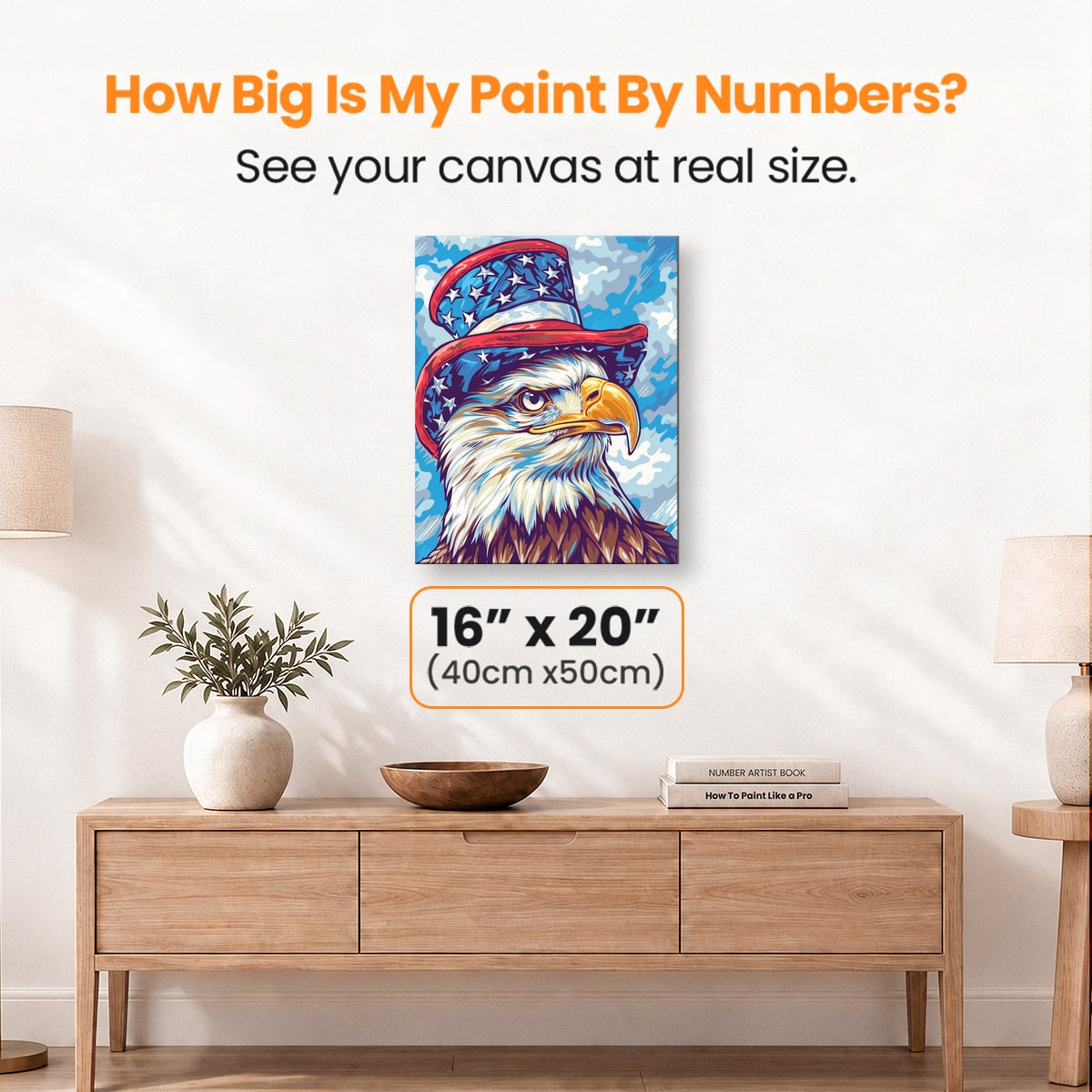 American Eagle - Number Artist Paint by Numbers Kits