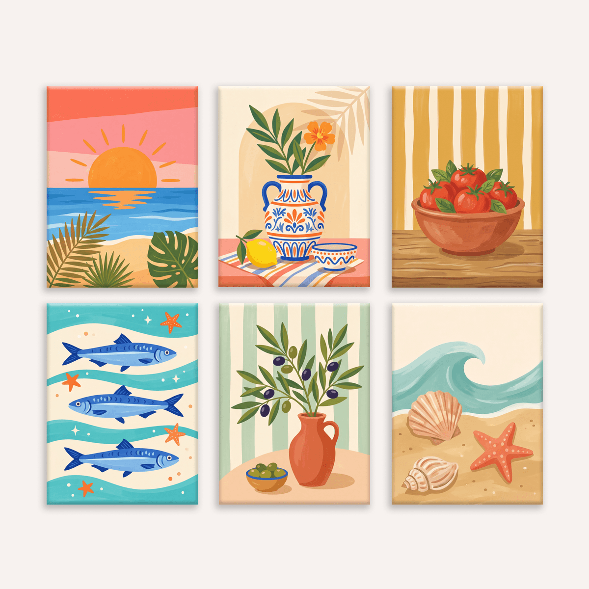 Mediterranean Still Life - Number Artist Paint by Numbers Kits