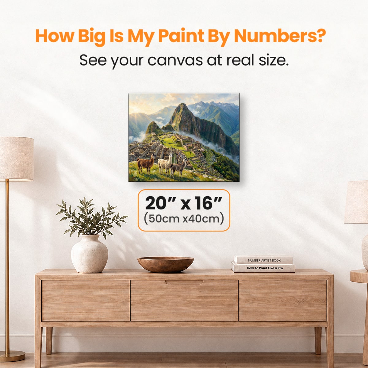 Machu Picchu Morning - Number Artist Paint by Numbers Kits