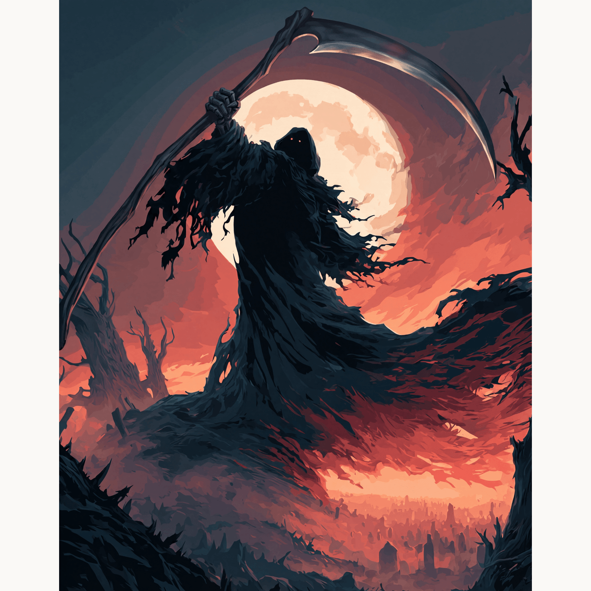 Death Awaits - Number Artist Paint by Numbers Kits