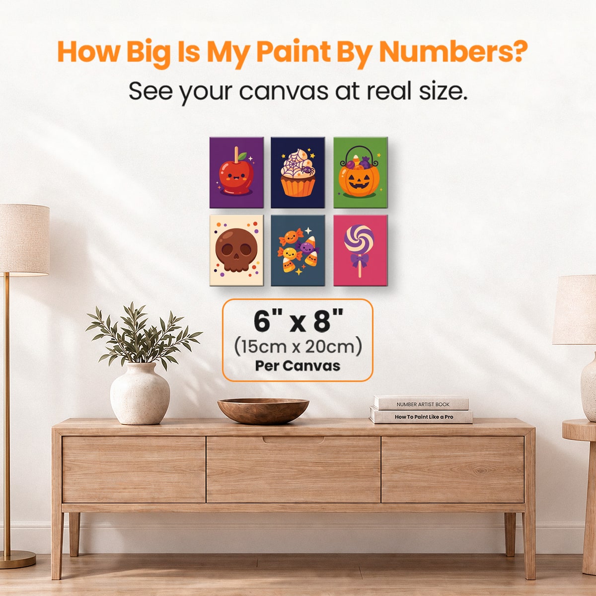 Sugared Spooks - Number Artist Paint by Numbers Kits