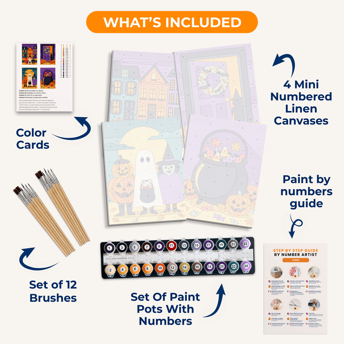 Treat Night - Number Artist Paint by Numbers Kits