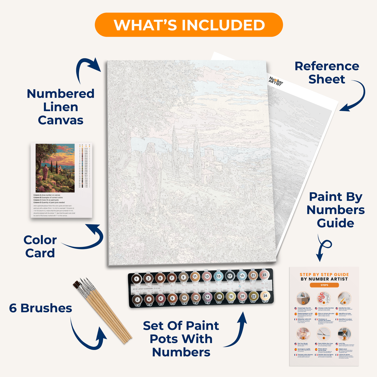 Pastor Fields - Number Artist Paint by Numbers Kits