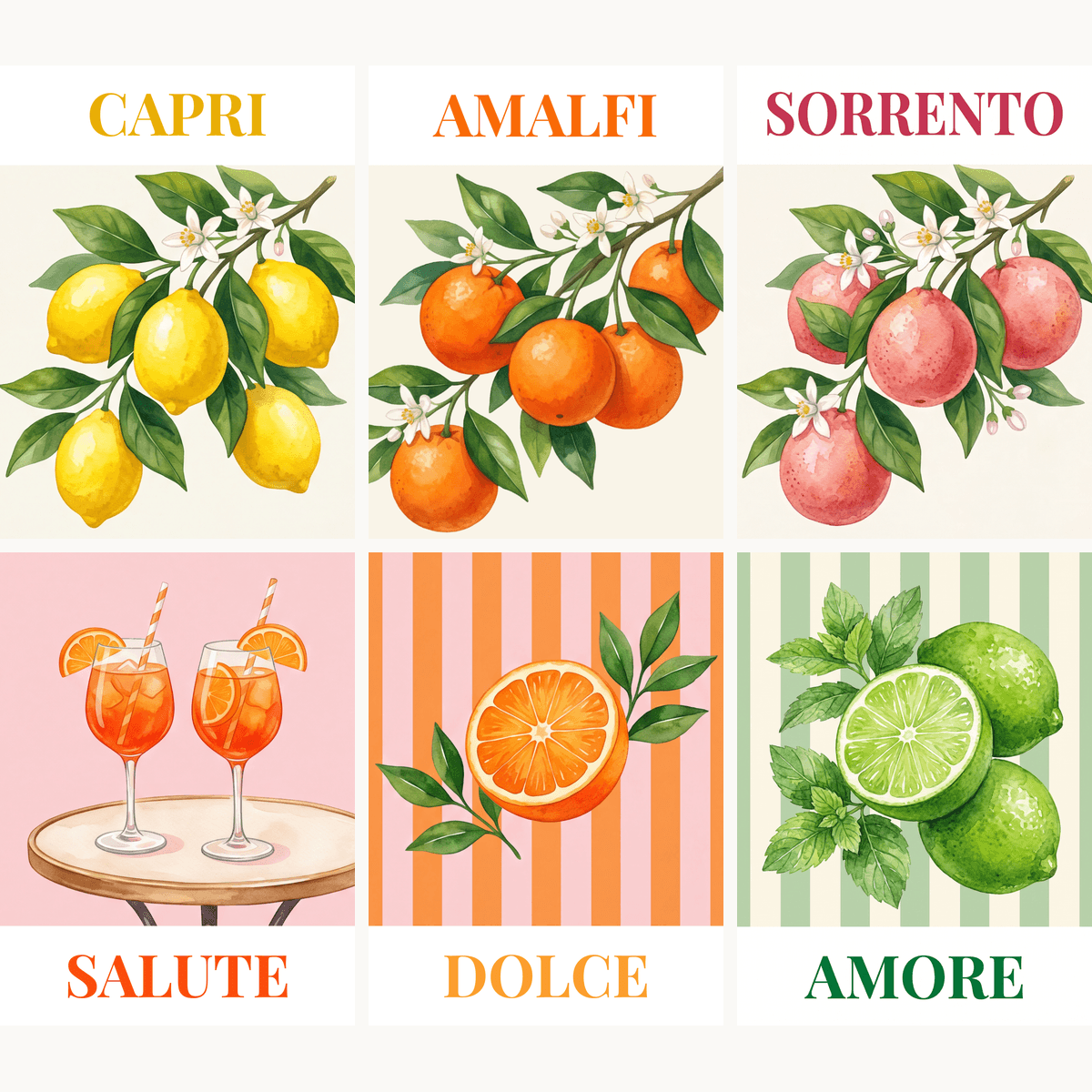 Citrus Riviera - Number Artist Paint by Numbers Kits