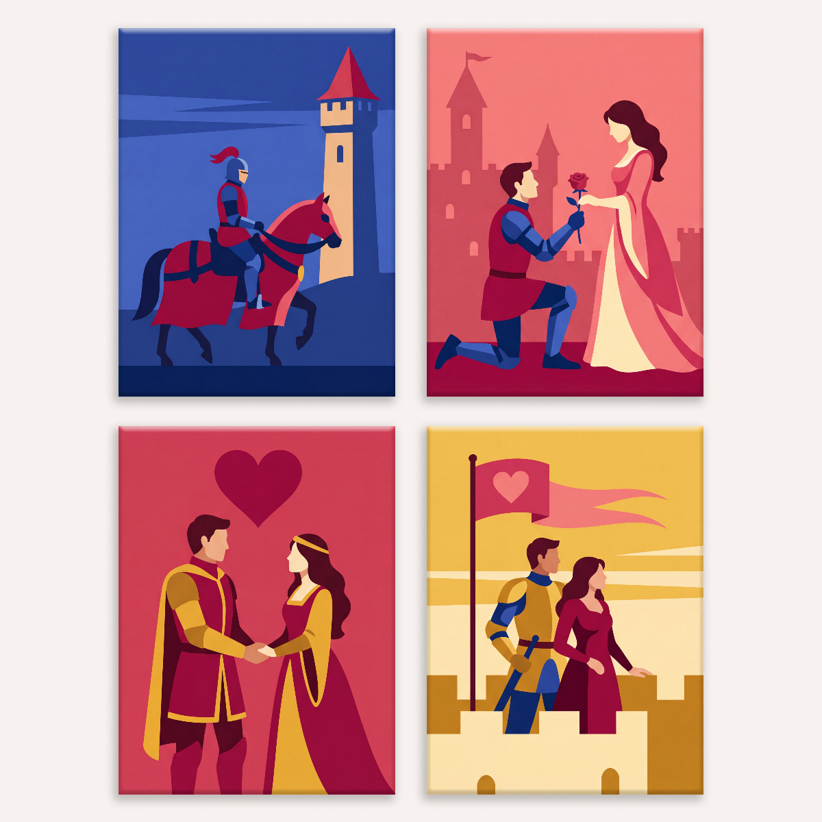 Saving the Princess - Number Artist Paint by Numbers Kits